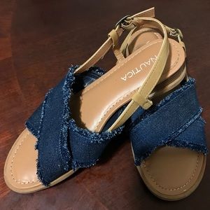 Nautica denim sandals